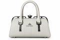 BAN MEI Structured Frame Top-Handle Bag