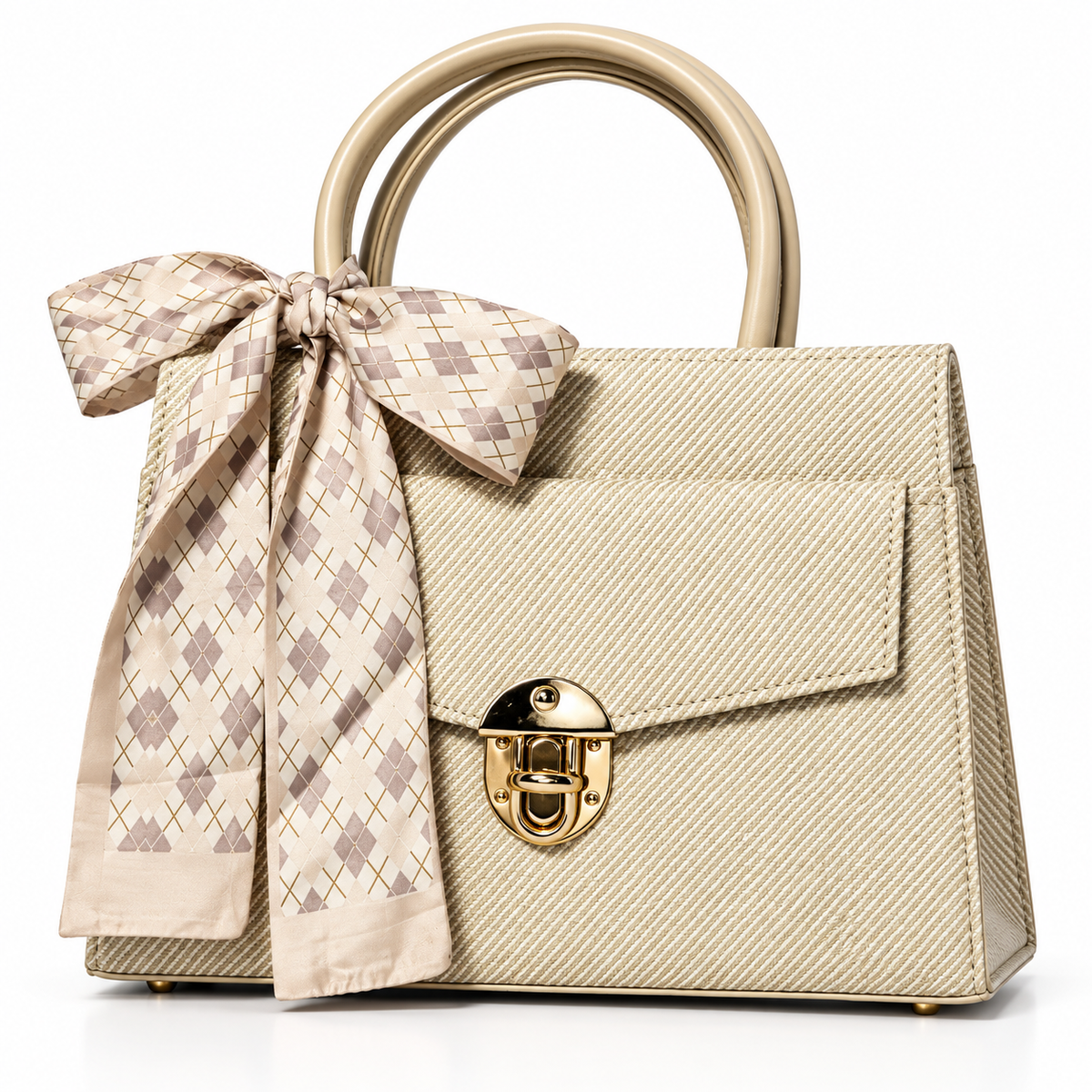 Designer-Style Twilly Scarf Handbag