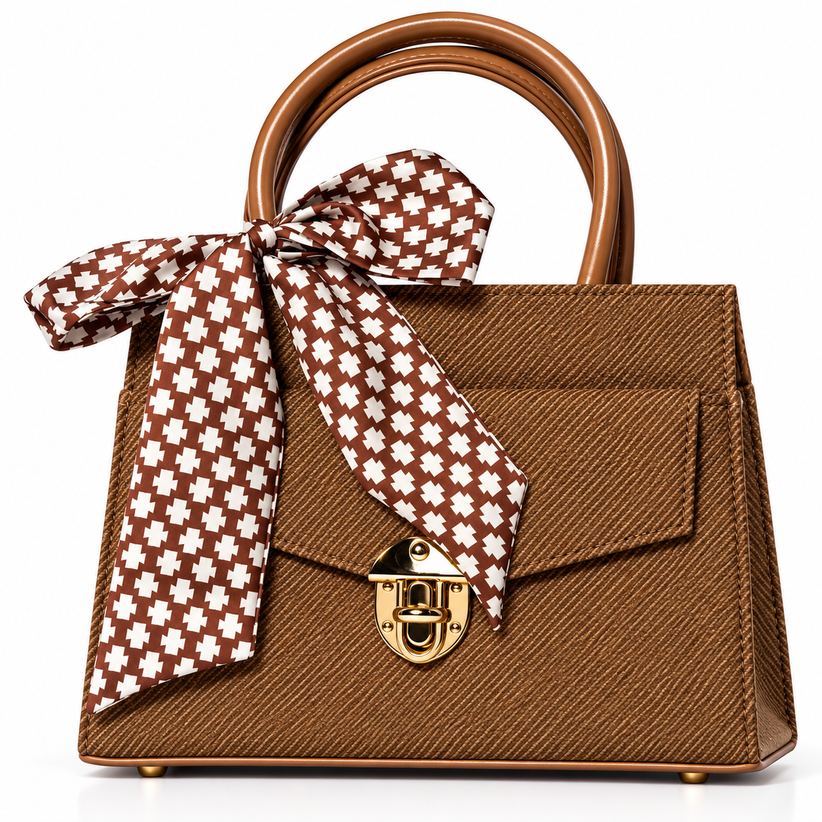 Designer-Style Twilly Scarf Handbag
