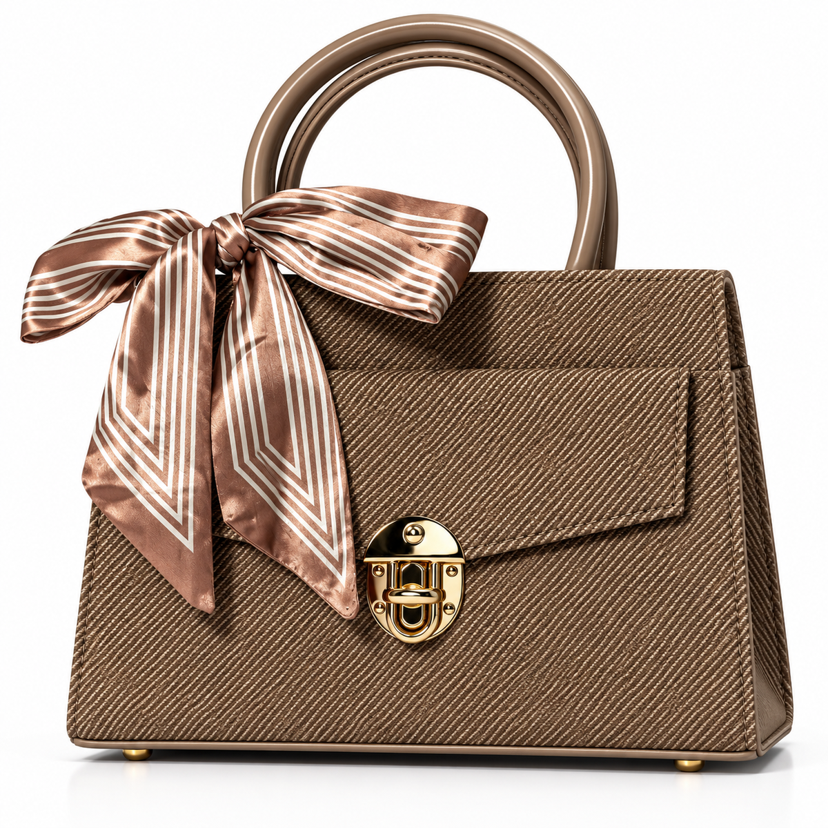 Designer-Style Twilly Scarf Handbag