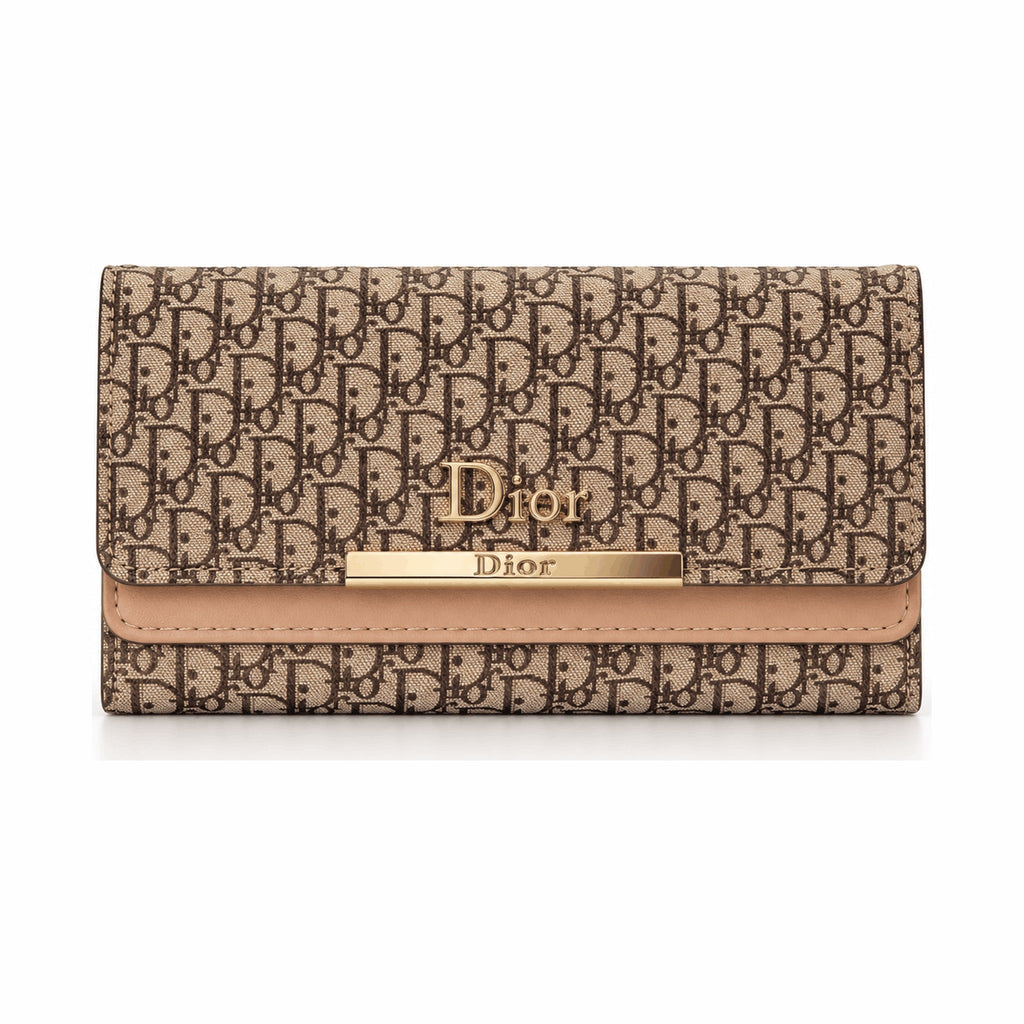 Dior Style Elegant Women's Purse - Beige