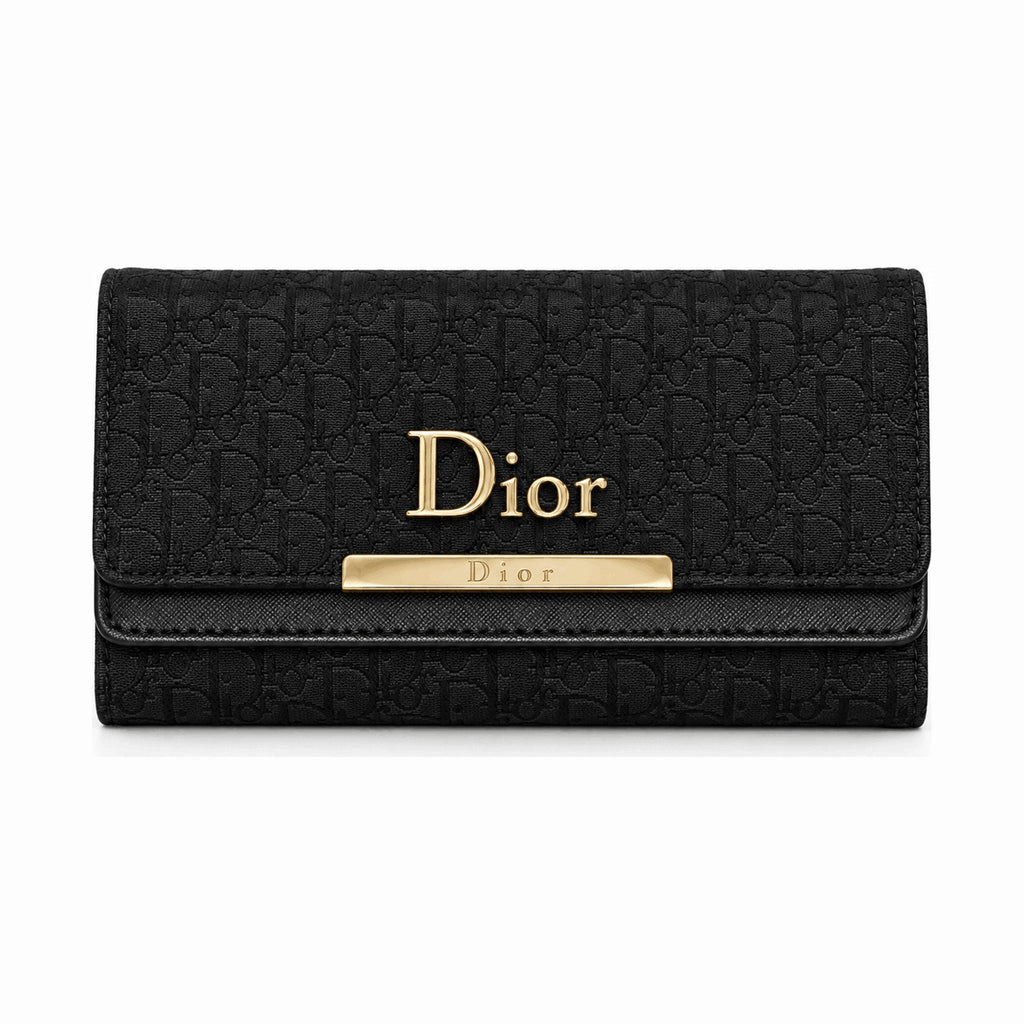 Dior Style Elegant Women's Purse - Black