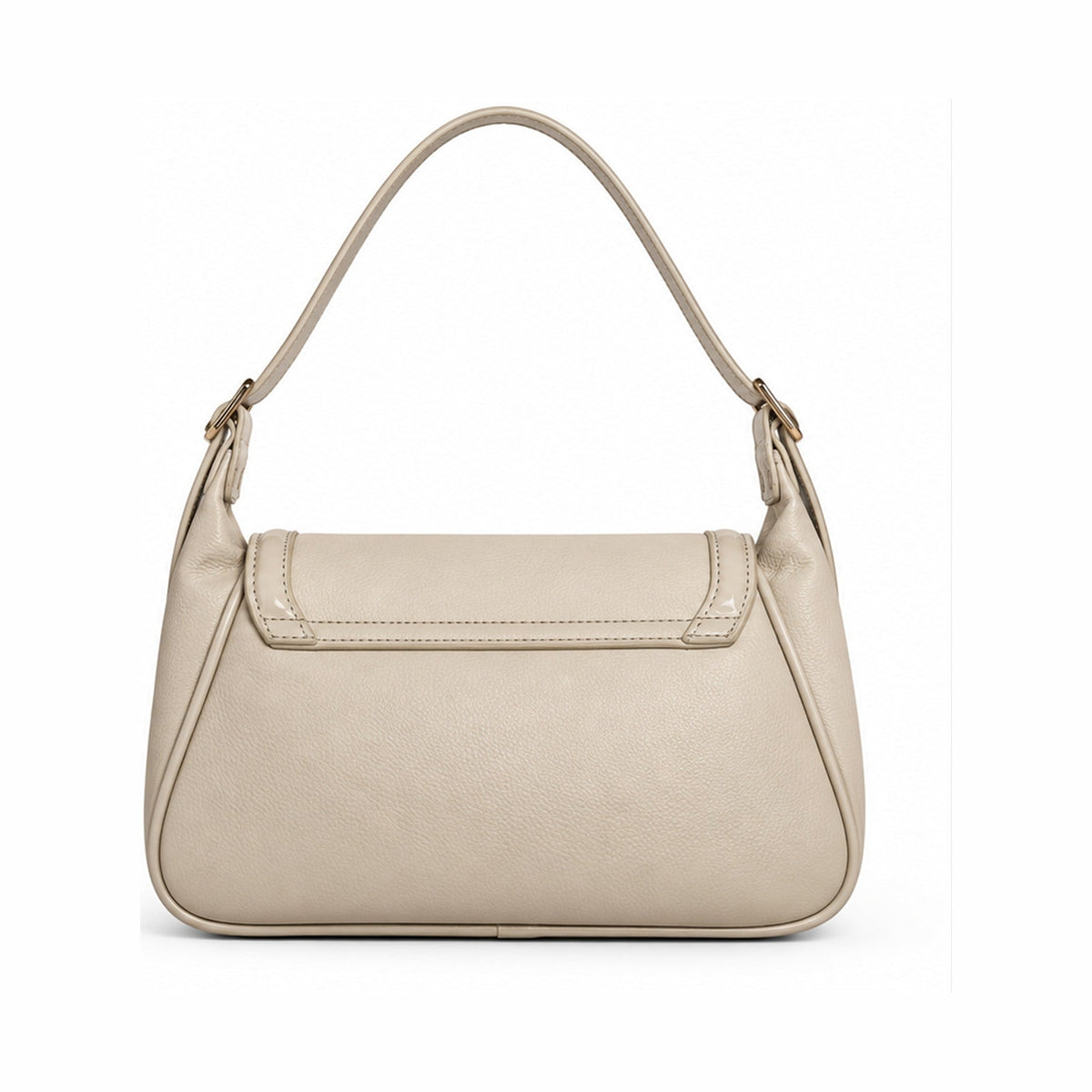 Miss Alita Monogram Flap Crossbody Bag - White