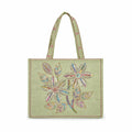 Handcrafted Sequin and Beadwork Designer Handbag - Sage Green